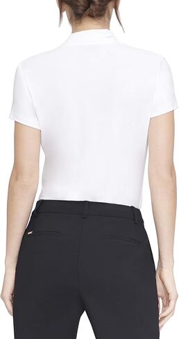 DKNY Women's Short Sleeve Side Ruche Top in Kuwait