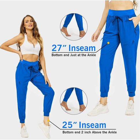 بنطال Nsangu النسائي للركض خفيف الوزن للمشي لمسافات طويلة بخصر عالٍ in Kuwait