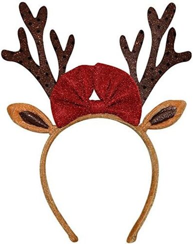 ADJOY Christmas Reindeer Antlers Headband for Kids Boys Girls Adults - One Size fit Most in Kuwait