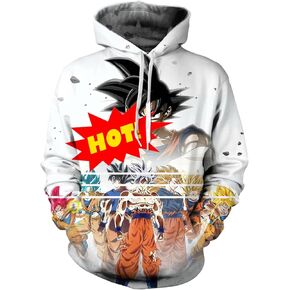 gausgpon Anime Hoodie Fashion 3D Print Hooded Sweatshirt Cosplay Costume Pullover for Adult in Saudi Arabia