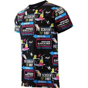 Screenshotbrand Mens Streetwear Fashion Premium Urban Tee - NYC Street Fashion Urbanwear Longline Print T-Shirt in Kuwait