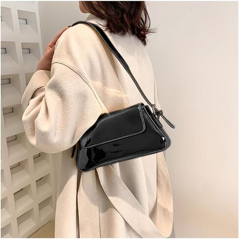 Valleycomfy نساء Y2k محفظة فضية حقيبة هوبو حقيبة يد حقيبة حقيبة لطيف حقيبة حفلات مخلب المحافظ حقائب كروسبودي in Kuwait