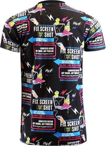 Screenshotbrand Mens Streetwear Fashion Premium Urban Tee - NYC Street Fashion Urbanwear Longline Print T-Shirt in Kuwait