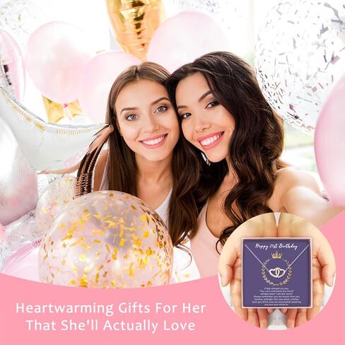 SOLINFOR 21st Birthday Gifts for Her, 21 Year Old Birthday Gifts for Her - Jewelry Gifts for 21 Year Old Female, Happy 21st Birthday Gifts Ideas for Daughter Women in Kuwait