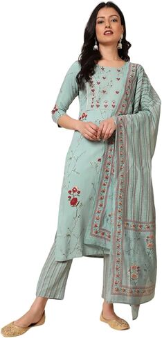 طقم رداء كورتا دوباتا مطرز للنساء من باني in Kuwait