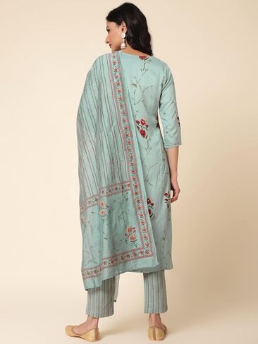 طقم رداء كورتا دوباتا مطرز للنساء من باني in Kuwait