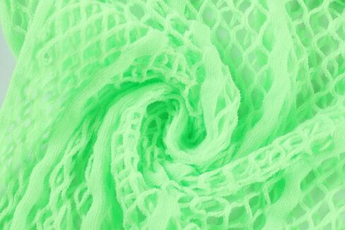 Lunedear المرأة مثير مخطط شبكة صيد السمك السائق السراويل شبكة ملابس السباحة التستر السراويل شير نادي ليلة خارج طماق قصيرة النيون in Kuwait