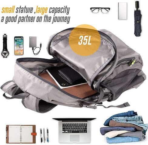 DVEDA 35L Lightweight Packable Backpack Waterproof Durable Hiking Travel Backpack Daypack in Saudi Arabia