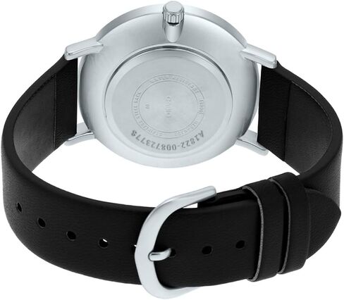 Casio MTP-VT01L-1B2 Men's Minimalistic Black Dial Black Leather Band Analog Watch in Saudi Arabia