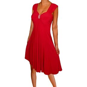Funfash Plus Size Women Empire Waist A Line Slimming Cocktail Dress Made in USA