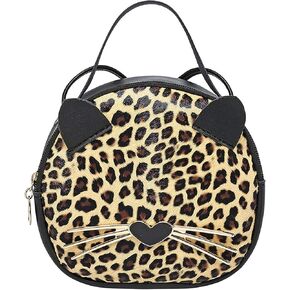 حقيبة يد QZUnique Cat Cross Body، مقبض علوي، حقيبة كتف ذات سعة كبيرة للنساء
