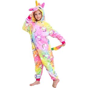 Unisex Children Unicorn Pyjamas Halloween Kids Onesie Costume