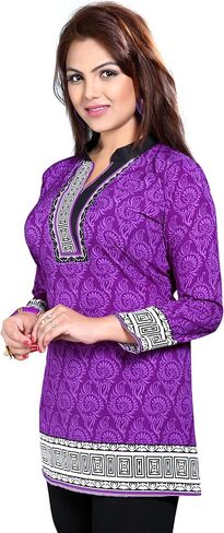 سترة نسائية من Maple Clothing India سترة قصيرة مطبوعة من كورتي كورتا هندية in Saudi Arabia