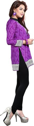 سترة نسائية من Maple Clothing India سترة قصيرة مطبوعة من كورتي كورتا هندية in Saudi Arabia