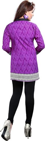 سترة نسائية من Maple Clothing India سترة قصيرة مطبوعة من كورتي كورتا هندية in Saudi Arabia