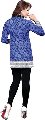 Maple Clothing India Tunic Top Women's Printed Short Kurti Kurta Indian Clothing in Kuwait