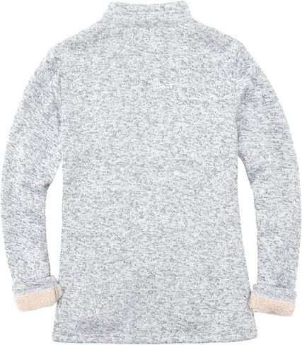 Bonnorth Women's Full Zip Sweater Fleece Jacket,Sherpa Lined Windproof Jacket with Zip Pocket in Kuwait