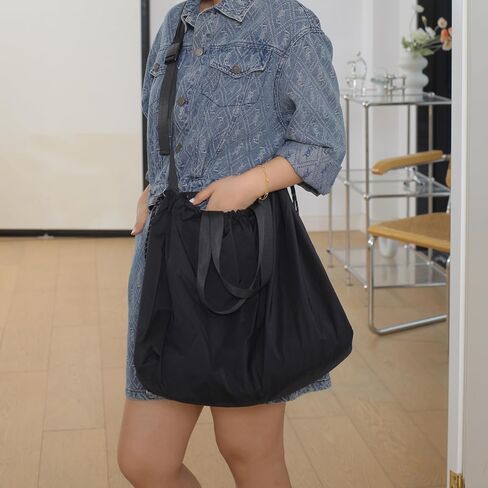 NAARIIAN Lightweight Tote Bag for Women Large Shoulder Bag with Zipper and Pockets for College School Work Travel Shopping in Kuwait