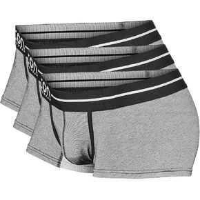 Low Rise Boxer Briefs Underwear Trunks Three-Pack Tagless No Ride Up