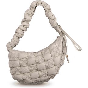 Puffer Bag Quilted Padded Tote Bags for Women Puffy Hobo Purse Lightweight Down Cotton Crossbody Shoulder Bag in Kuwait