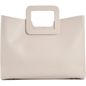 TIJN Square Handle Tote Bag for Women Fashion Purses Handbags Vegan Leather Crossbody Shoulder Bags for Women(Flann) in Kuwait