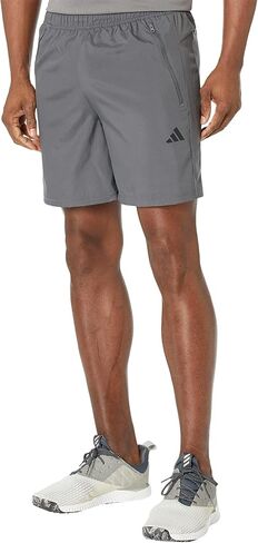 adidas Men's Essentials Woven Training Shorts, Grey/Black, X-Large in Saudi Arabia