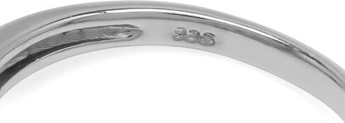 Silvershake Gemstones 925 Sterling Silver Leaf Inspired Bypass Ring Jewelry for Women in Kuwait