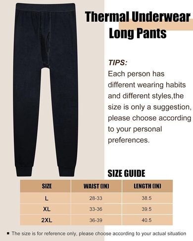 4 قطع من الملابس الداخلية الحرارية للرجال خفيفة الوزن سراويل طويلة دافئة من Johns Leggings طبقات أساسية سفلية للشتاء in Saudi Arabia