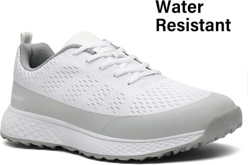 أحذية جولف مقاومة للماء للرجال من KESCOO أحذية جولف احترافية بدون نتوءات خفيفة الوزن ومريحة للتدريب على الجولف in Kuwait