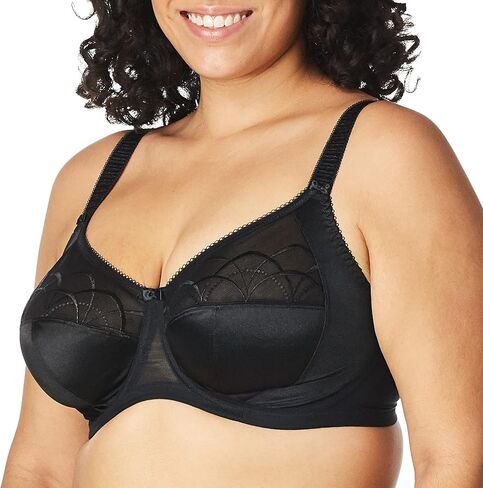 Elomi Women's Plus-Size Cate Underwire Full Cup Banded Bra,Black,34HH UK/34L US in Kuwait