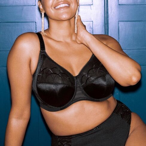 Elomi Women's Plus-Size Cate Underwire Full Cup Banded Bra,Black,34HH UK/34L US in Kuwait