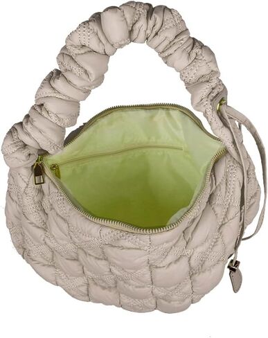 Puffer Bag Quilted Padded Tote Bags for Women Puffy Hobo Purse Lightweight Down Cotton Crossbody Shoulder Bag in Kuwait