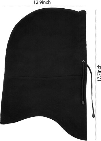 3 Pieces Winter Balaclava Windproof Fleece Ski Mask Face Covering and 3 Pairs Thermal Touchscreen Gloves for Men Women in Saudi Arabia