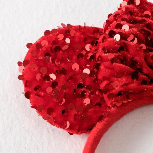 Tutu.kk عصابات رأس على شكل فيونكة من الترتر على شكل أذني الفأر وحفلات أعياد الميلاد وديكور الأميرة للفتيات والنساء in Kuwait