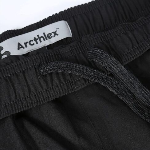 ARCTHLEX Shorts for Men Drawstring Running Shorts Quick Dry Jersey Gym Athletic Jogging Lightweight Sport Shorts Black S-3XL in Saudi Arabia