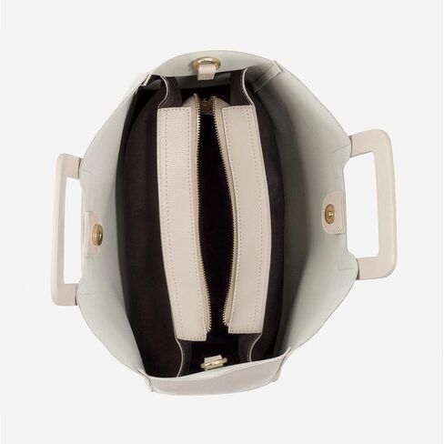 TIJN Square Handle Tote Bag for Women Fashion Purses Handbags Vegan Leather Crossbody Shoulder Bags for Women(Flann) in Kuwait