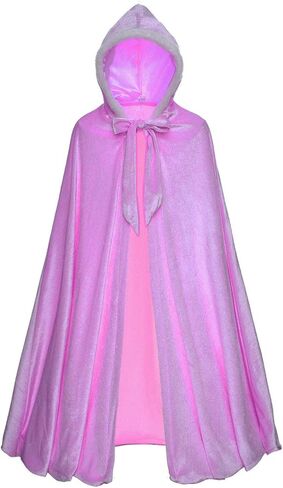 زي الأميرة الفاخر ذو الرأس الطويل المخملي الناعم ذو القلنسوة للفتيات في الحفلات التنكرية in Kuwait