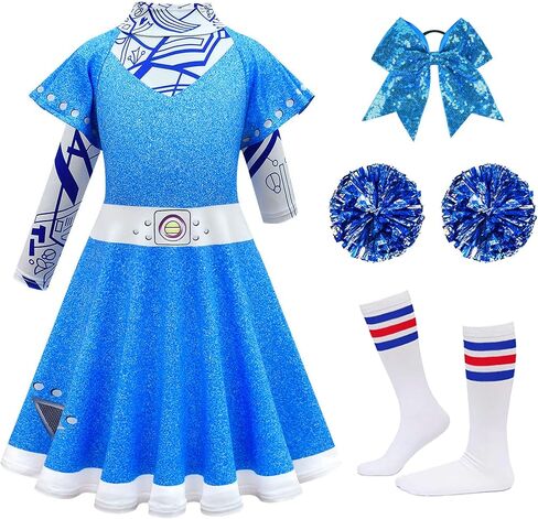 زي Akokvlar Zombies Alien التنكري للفتيات المشجعات لحفلات الهالوين in Kuwait