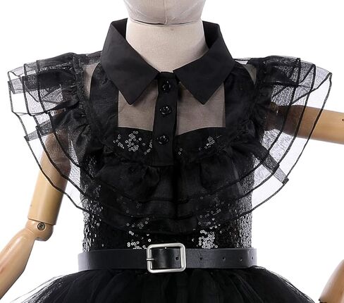 فستان توتو دريمز أسود للفتيات، أزياء الهالوين القوطية، ملابس الأميرة in Kuwait