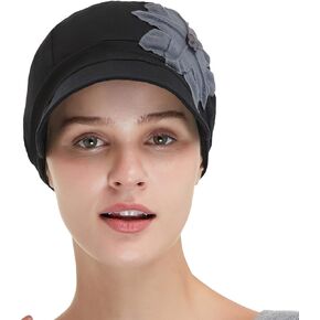 Bamboo Fashion Hat for Woman Daily Use with Brim Visor, Hats for Cancer Chemo Patients Women