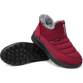 SWQZVT Winter Boots For Women Snow: Non Slip Winter Boot Ankle Outdoor Comfortable Resistant Flat Booties