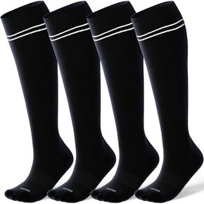 LEVSOX Bamboo Viscose Compression Socks for Women&Men 20-30 mmHg Knee High Cute Support Socks for Nurses Pregnacy Travel in Kuwait