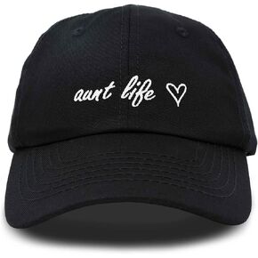DALIX Aunt Life Embroidered Dad Hat Cotton Baseball Cap Womens