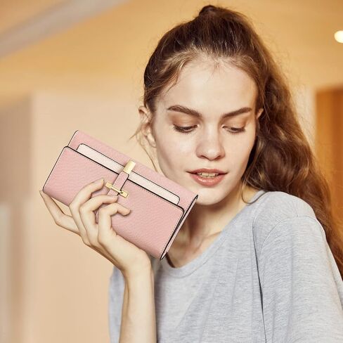 CLUCI Women Wallet Leather Trifold Large in Kuwait