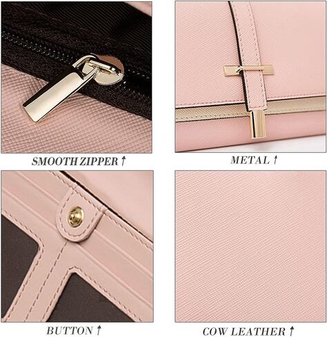 CLUCI Women Wallet Leather Trifold Large in Kuwait