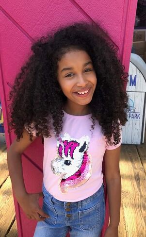 HH Family Flip Sequin Unicorn Shirt Tee for Girls 3-12 Years in Kuwait