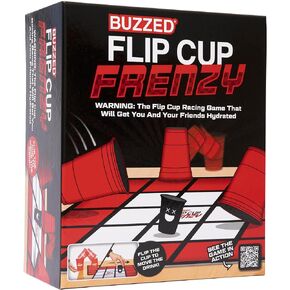 WHAT DO YOU MEME? Buzzed Flip Cup Frenzy - The Best Flippin' Drinking Game Ever - Drinking Games & Back to College Adult Party Games by Buzzed