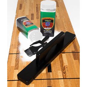 YDDS Shuffleboard Sand with Shuffleboard Brush - Shuffleboard Wax Set for Shuffleboard Table + Shuffleboard Brush + Mini Dustpan and Brush