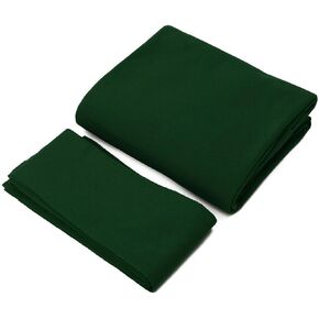 Billiard Cloth Pool Table Felt, Fast Speed Pool Cloth, Table Ball Speed Cloth,Billiard Snooker Cloth Felt for 7/8/9 Mat Strips Bar Hotel Professional Durable Pool Table Cloth(Green,8ft)
