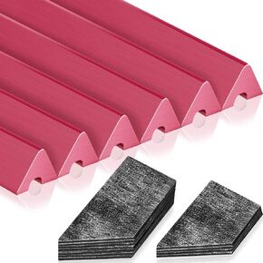 ليليفول 6 قطع من مصدات طاولة البلياردو و12 قطعة من اغطية وسائد طاولة البلياردو/البلياردو، مجموعة مصدات مطاطية بديلة K66 لملحقات طاولة البلياردو بطول 8 اقدام in Kuwait